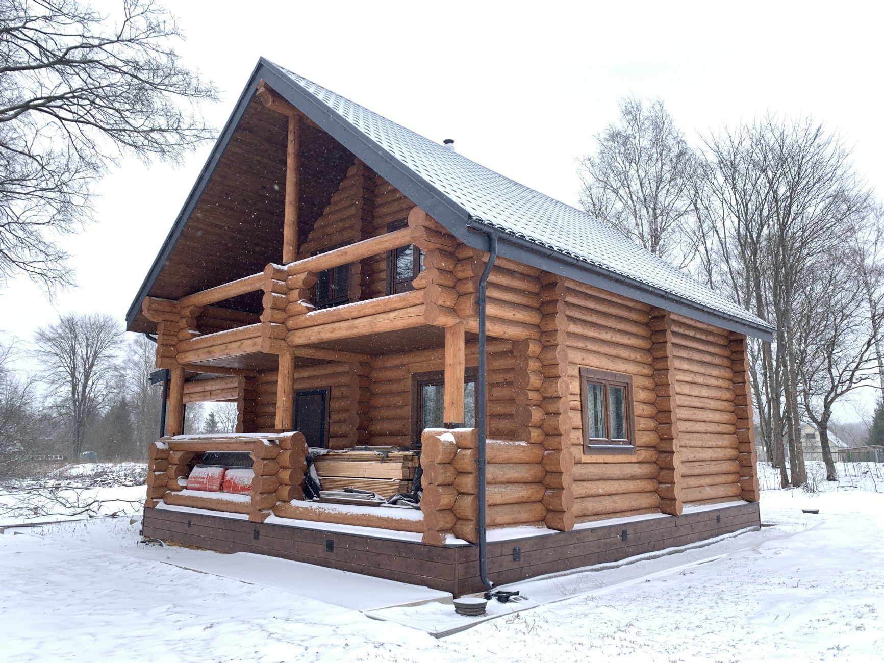 Дом из бревна | Сямженский лес